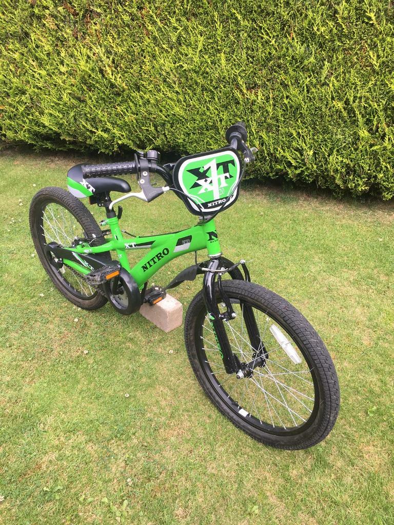 20 inch nitro green bike